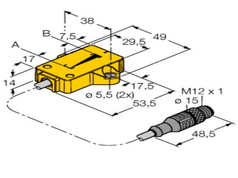 TURCK 图尔克   1590752  线性电感式位移传感器
