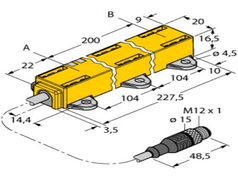 TURCK 图尔克   1590744  线性电感式位移传感器