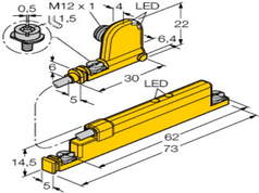 TURCK 图尔克   1536623  线性电感式位移传感器