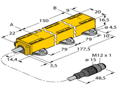 TURCK 图尔克   1590727  线性电感式位移传感器