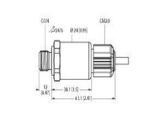 TURCK 图尔克   100004140  压力传感器/压力测量单元