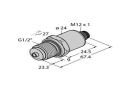 TURCK 图尔克   100002654  压力传感器/压力测量单元