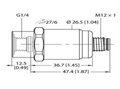 TURCK 图尔克   100002833  压力传感器/压力测量单元