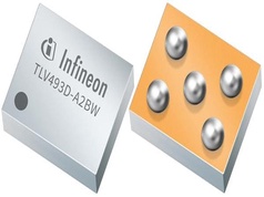 Infineon 英飞凌  TLV493DA2BWXTMA1  磁性传感器 - 线性，罗盘（IC）