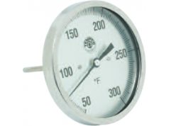 Tempco Electric Heater Corporation  Backmounted Bimetal Dial Thermometers  指针式测温仪