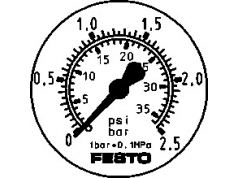 Festo 费斯托  FMA-50-2,5-1&4-EN  压力计