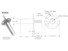 Control Products, Inc.  AD029  热敏开关和热保护器