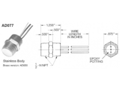 Control Products, Inc.  AD077  热敏开关和热保护器