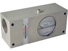 HydraCheck Inc.  Inline Flow Indicator With Temperature Sensor, FI1500 Series, Up to 100 GPM  容积式流量计