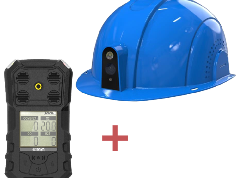 科陆精密  危险气体检测及交互式智能安防头盔  便携式可燃/有毒气体检测