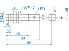 bisco industries  AIS12N04AP024-2M  接近传感器