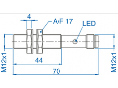 bisco industries  AIS12F02UP024-Q65  接近传感器