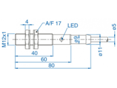 bisco industries  AIS12F02UP024-2M  接近传感器