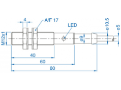 bisco industries  AIS12F02AW220-2M  接近传感器