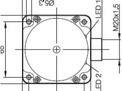 B&Plus USA, Inc.  BES517-140-M6-CA1  电感式接近传感器