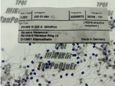 坦泼秋尔  PT1000 M222 A薄膜铂电阻  RTD 元件
