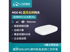 云里物里  MG6 4G 蓝牙云桥网关 WiFi/以太网/4G上传  物联网网关