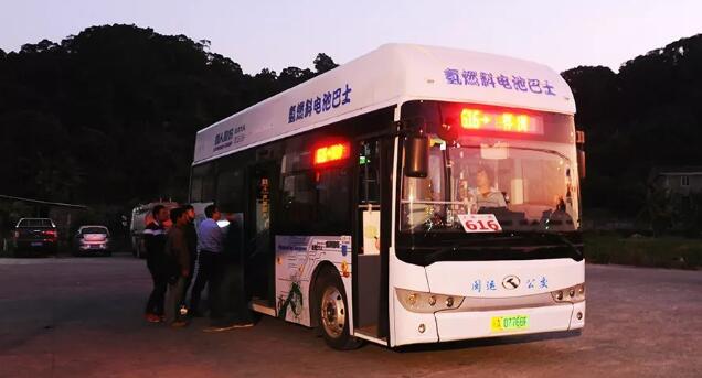 氢气传感器被用于福建首批氢能公交车上